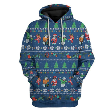 Custom Ugly Christmas Apparel HD-TA01111911 3D Custom Fleece Hoodies Hoodie S 