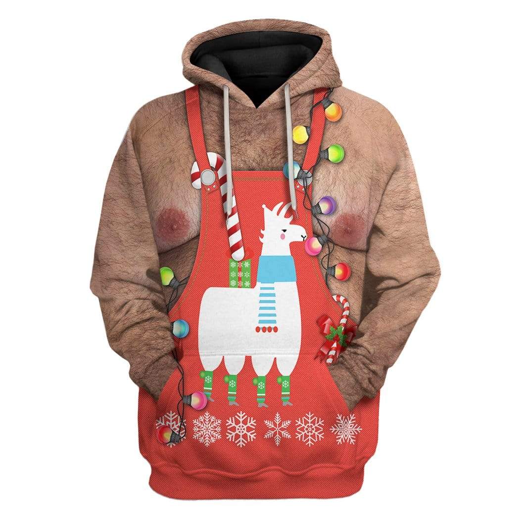 Custom Ugly Christmas Apparel HD-TT07101905 3D Custom Fleece Hoodies Hoodie S 