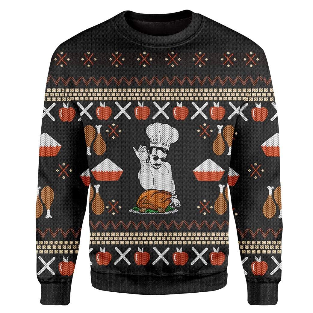 Custom Ugly Christmas Chef Sweater Jumper HD-TA18101906 Ugly Christmas Sweater Long Sleeve S 
