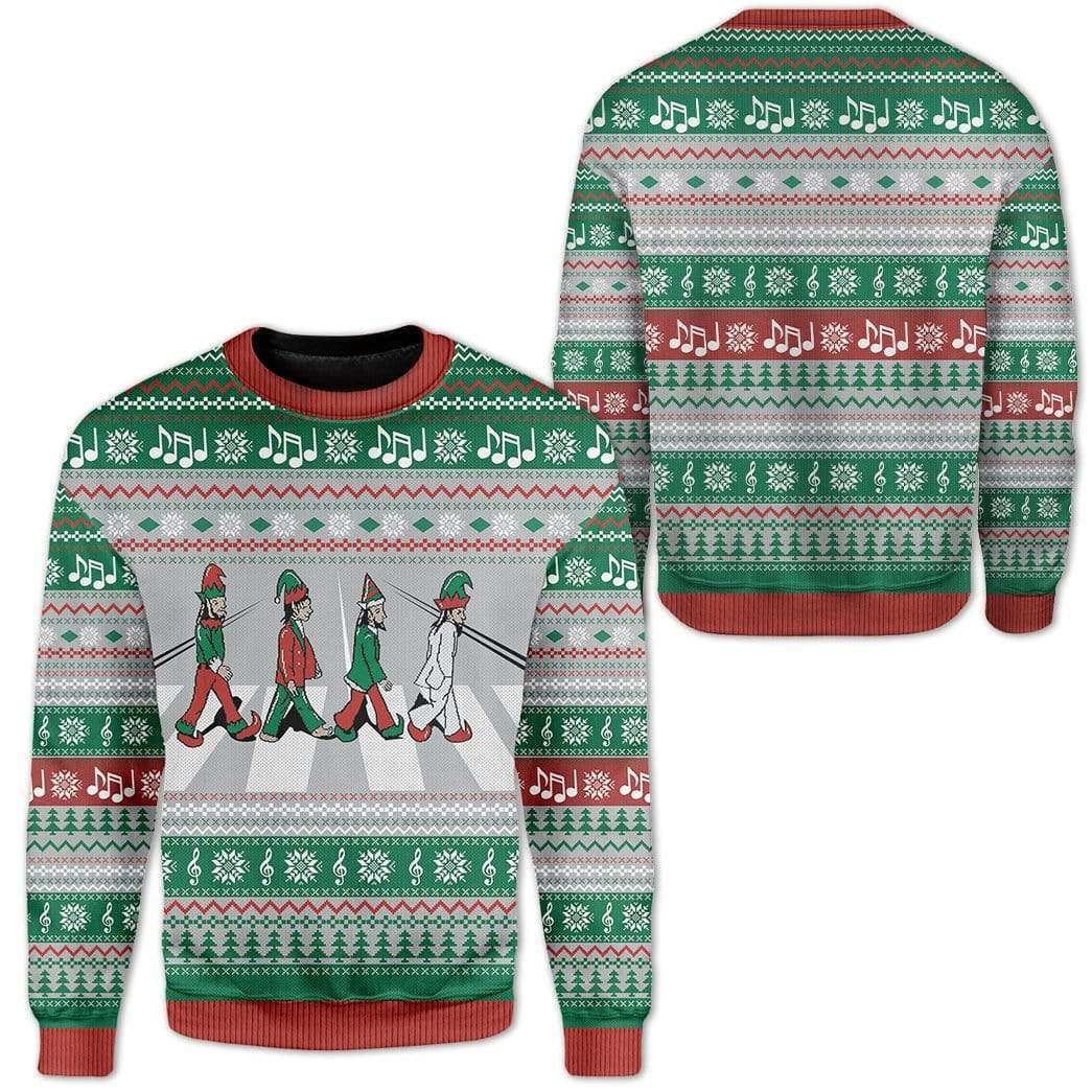 Custom Ugly Christmas Road Sweater Jumper HD-DT25101903 Ugly Christmas Sweater 