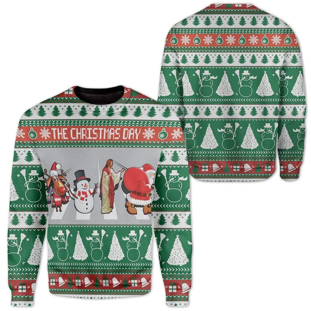 Custom Ugly Christmas Sweater Jumper HD-AT31101903 Ugly Christmas Sweater 