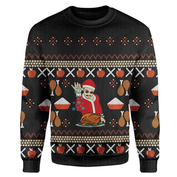 Gearhumans Custom Ugly Christmas Sweater Jumper