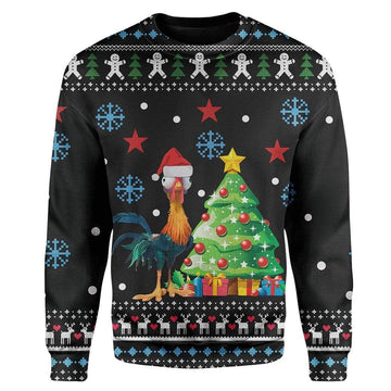 Gearhumans Custom Ugly Christmas Tree Sweater Jumper