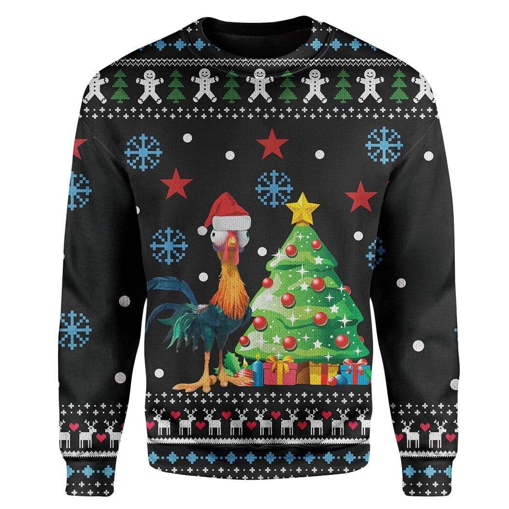 Custom Ugly Christmas Tree Sweater Jumper HD-TT22101902 Ugly Christmas Sweater Long Sleeve S 