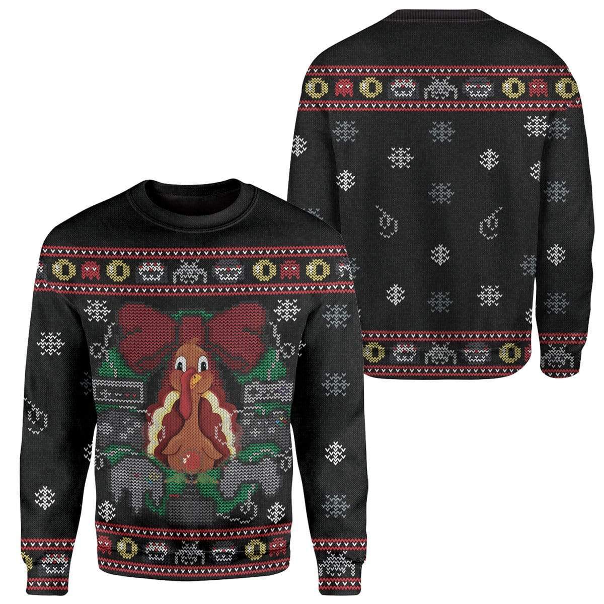 Custom Ugly Christmas Turkey Sweater Jumper HD-TA18101902 Ugly Christmas Sweater 