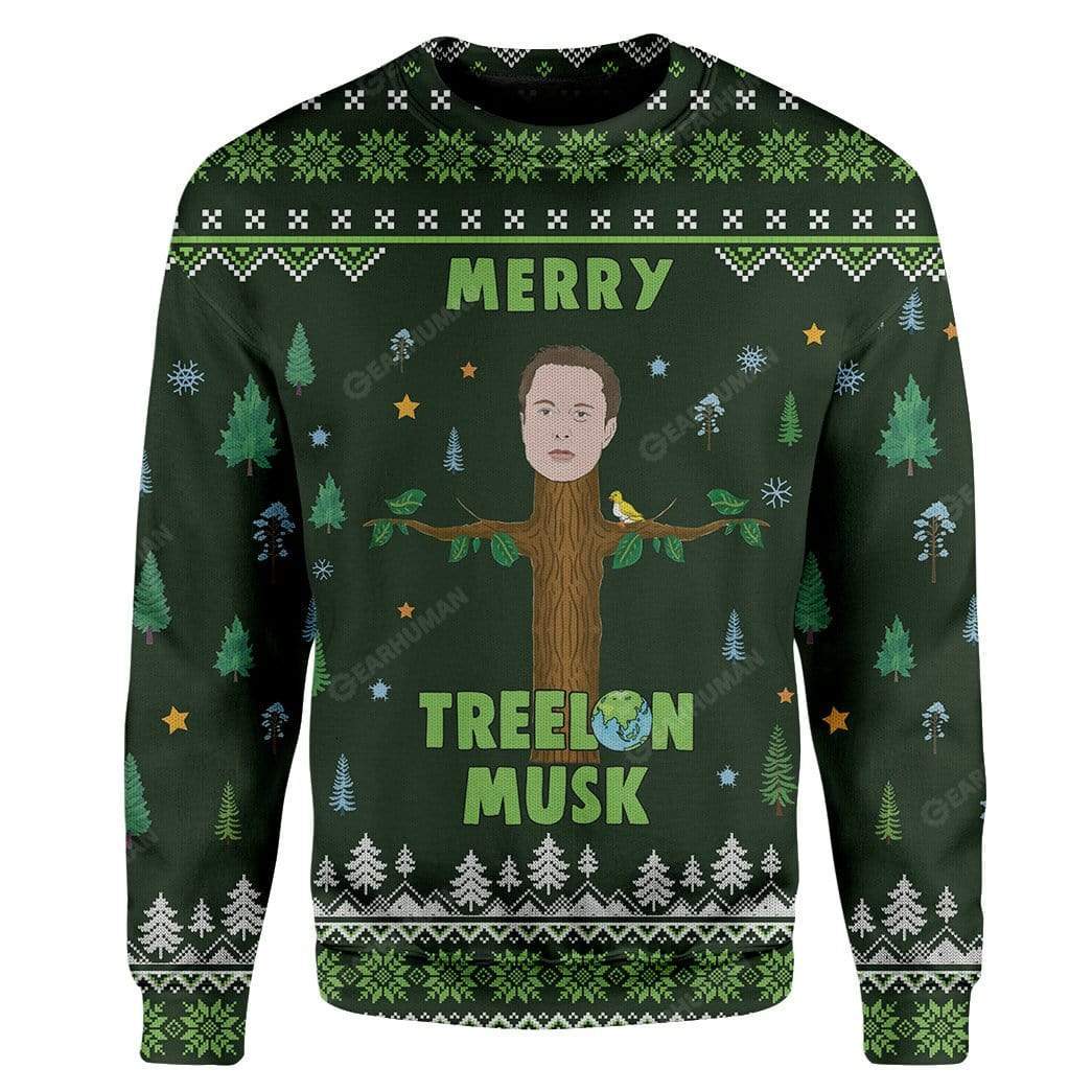 Custom Ugly Elon Musk Christmas Sweater Jumper HD-DT04111906 Ugly Christmas Sweater 