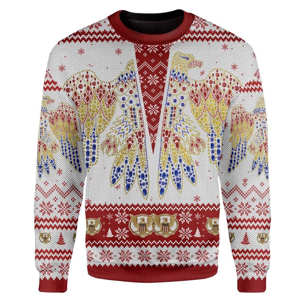 Custom Ugly Elvis Presley Christmas Sweater Jumper HD-GH19101917 Ugly Christmas Sweater 