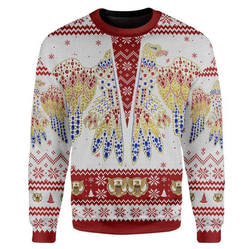 Gearhumans Custom Ugly ELV PRL Christmas Sweater Jumper