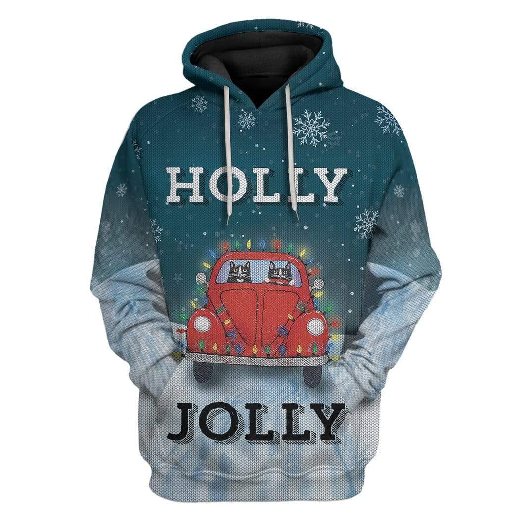 Custom Ugly Holly Jolly Apparel HD-TT30101913 3D Custom Fleece Hoodies Hoodie S 