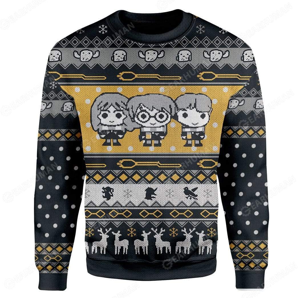 Custom Ugly HP Christmas Sweater Jumper HD-DT28101902 Ugly Christmas Sweater 