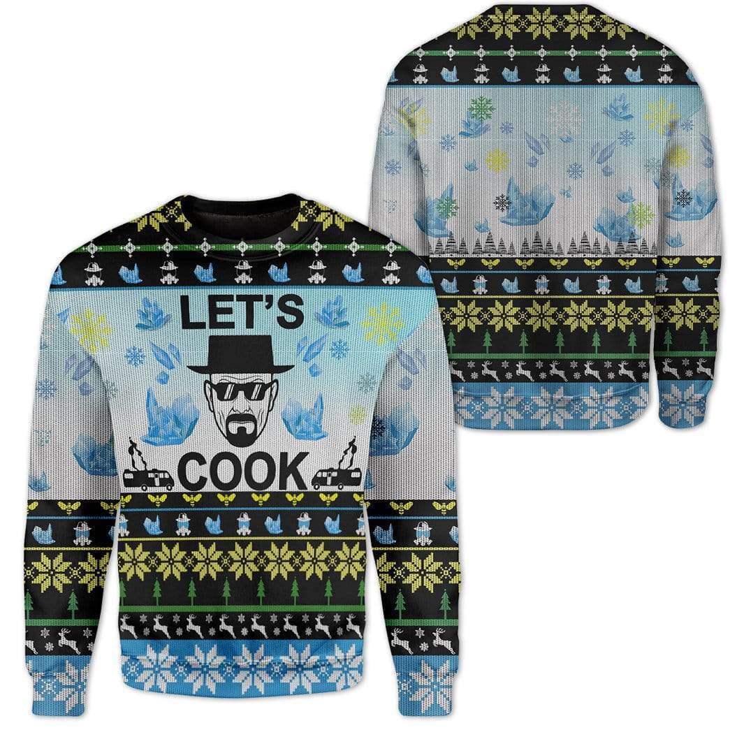 Custom Ugly Let's Cook Christmas Sweater Jumper HD-DT25101904 Ugly Christmas Sweater 