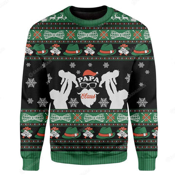 Gearhumans Custom Ugly Papa Claus Christmas Sweater Jumper
