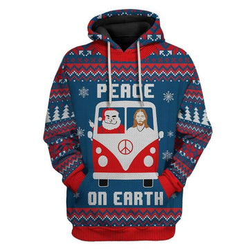 Gearhumans Custom Ugly Peace On Earth Apparel