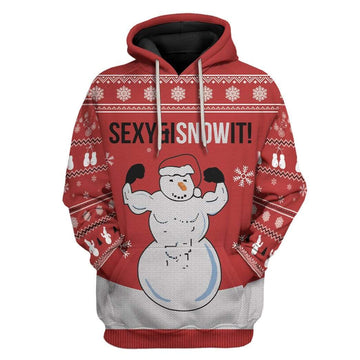 Gearhumans Custom Ugly Snowman Apparel