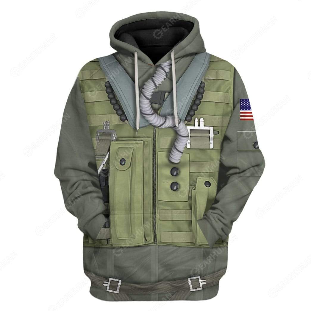 Custom Us Military Jet Fighter Pilot Uniform Apparel HD-TA07101915 3D Custom Fleece Hoodies Hoodie S 