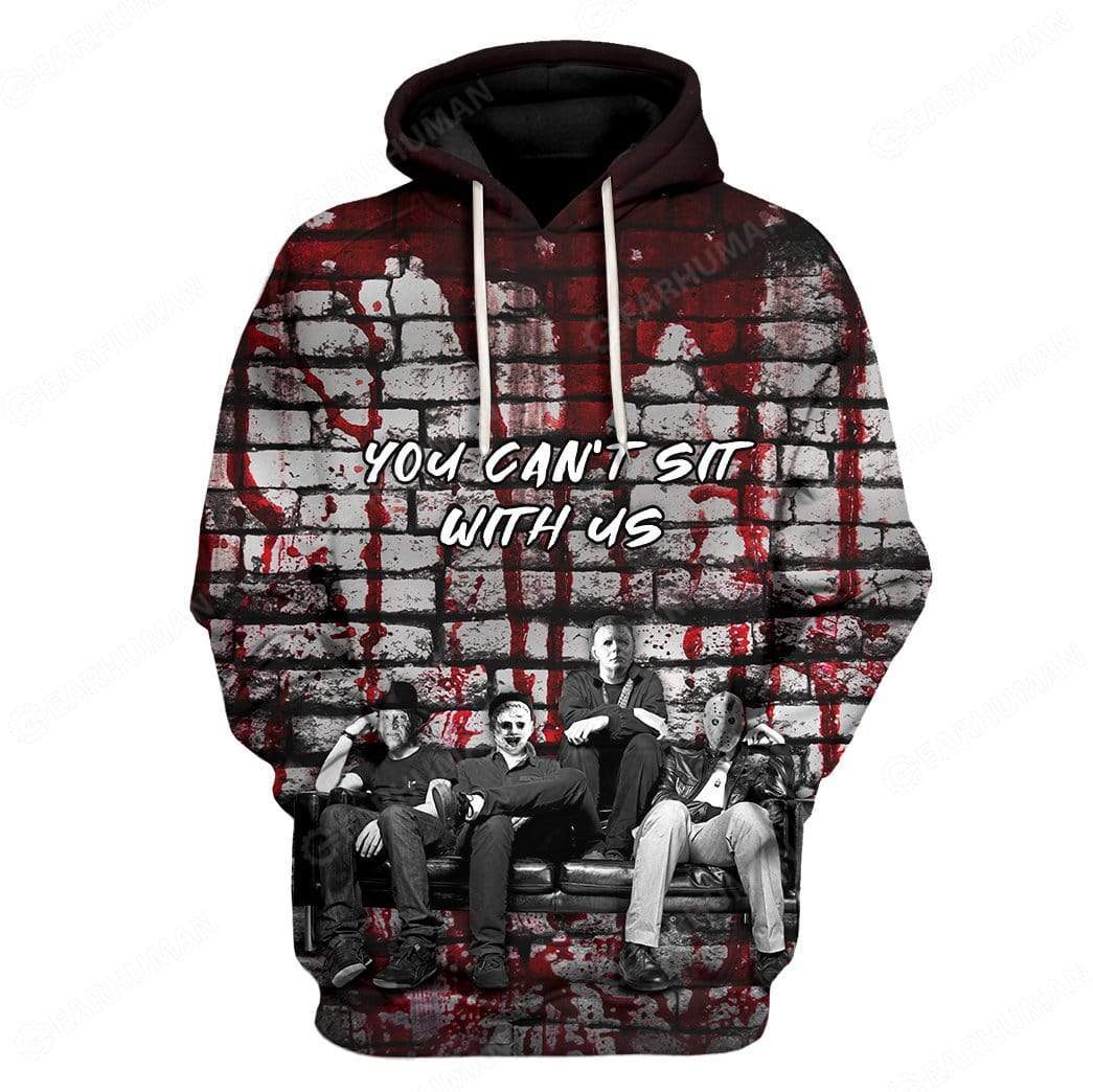 Custom You Can't Sit With Us Apparel HD-DT2181931 3D Custom Fleece Hoodies Hoodie S 