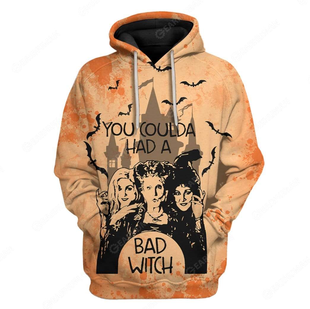 Custom You Coulda Had A Bad Witch Apparel HD-DT2381903 3D Custom Fleece Hoodies Hoodie S 