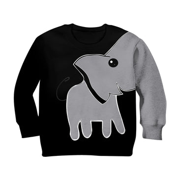 Gearhumans Cute Elephant Custom Hoodies T-shirt Apparel
