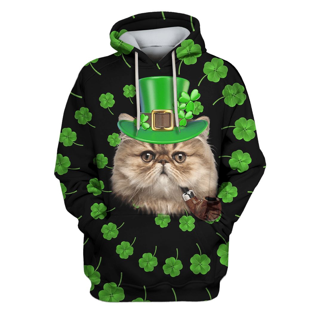 Cute Persian Custom T-shirt - Hoodies Apparel HD-PET110450 3D Custom Fleece Hoodies Hoodie S 