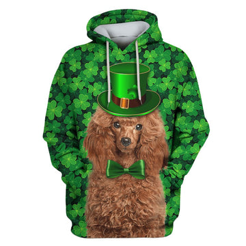Cute poodle Custom T-shirt - Hoodies Apparel HD-PET110424 3D Custom Fleece Hoodies Hoodie S 