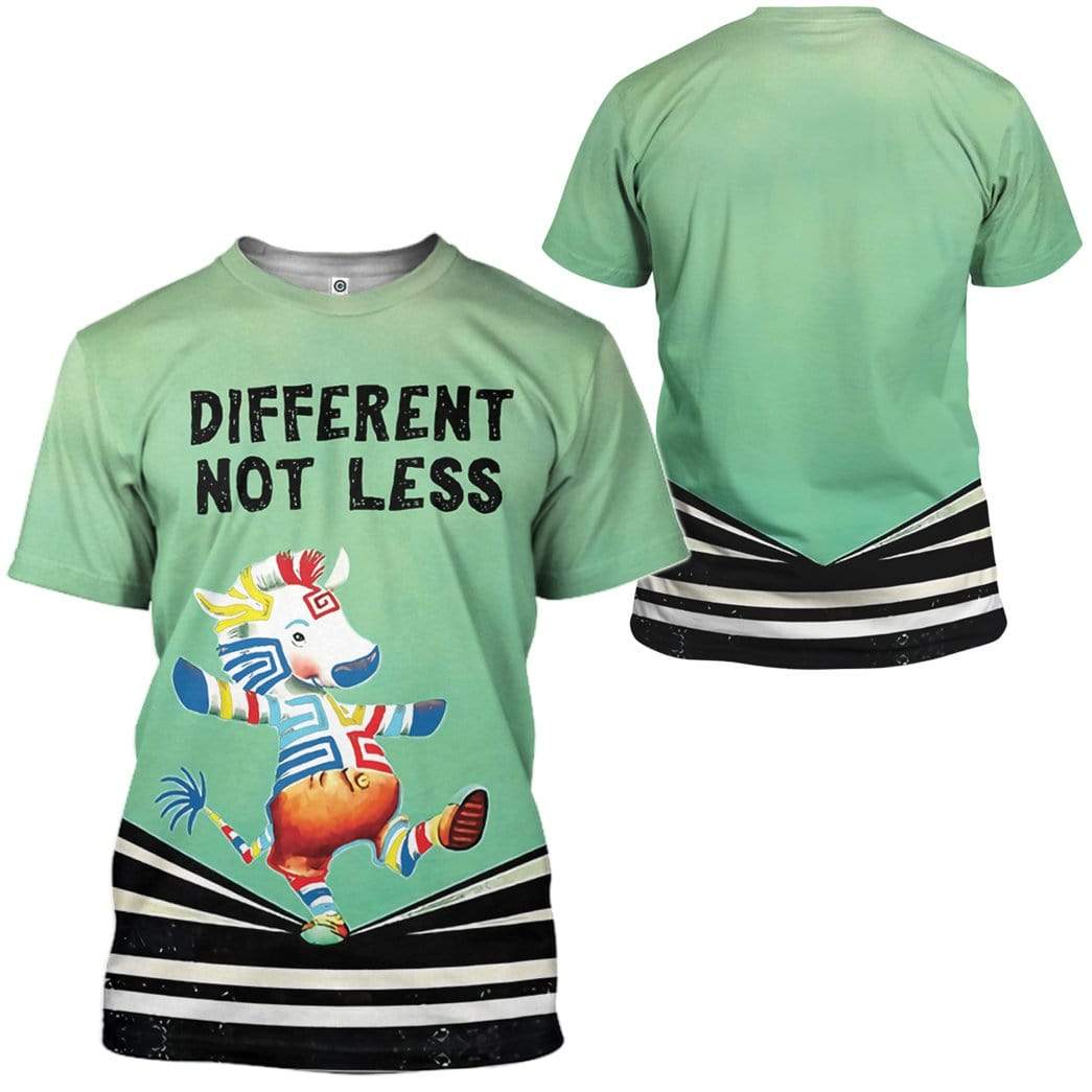 Different Not Less Custom T-Shirts Hoodies Apparel HD-QM0402203 3D Custom Fleece Hoodies 