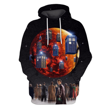 Doctor Who Custom T-shirt - Hoodies Apparel HD-MV110629 3D Custom Fleece Hoodies Hoodie S 