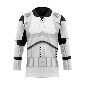 Gearhumans 3D Star Wars Stormtrooper Custom Hockey Jersey