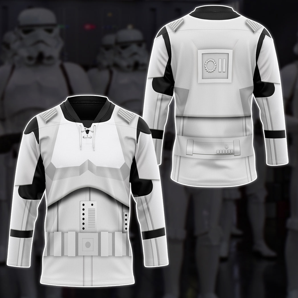 Star Wars Storm Trooper Cleveland Lake Erie Monsters hockey jersey