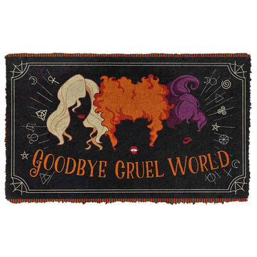 Gearhumans 3D Goodbye Cruel World Custom Doormat