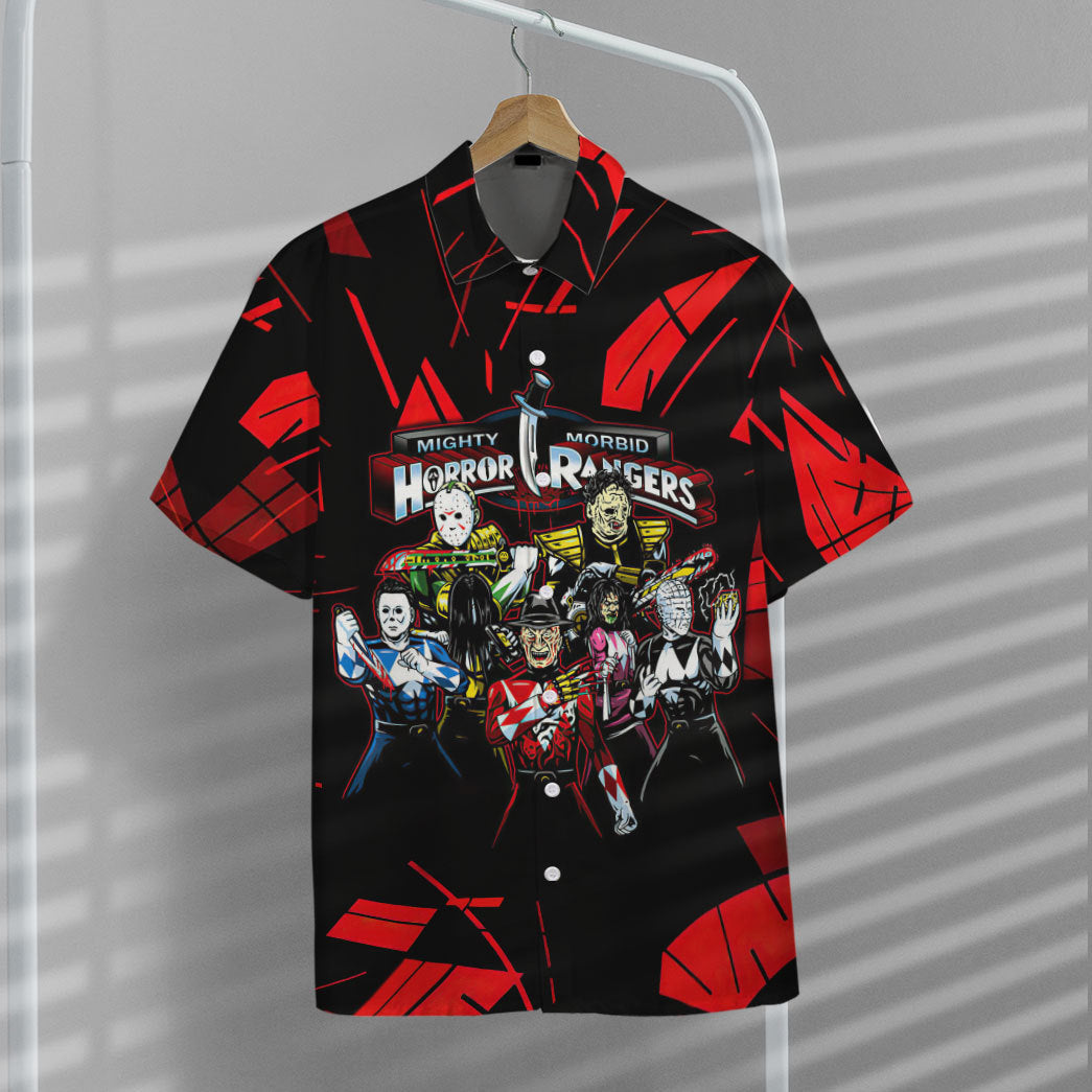 Gearhumans 3D Horror Rangers Custom Hawaii Shirt