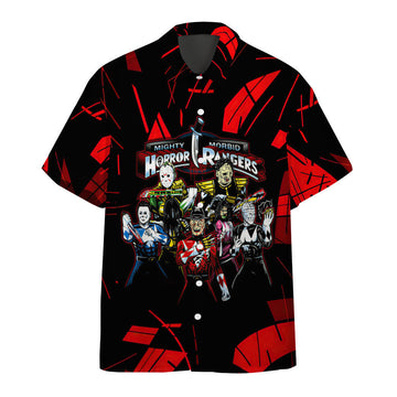 Gearhumans 3D Horror Rangers Custom Hawaii Shirt