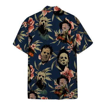 Gearhumans 3D Horror Movies Custom Hawaii Shirt