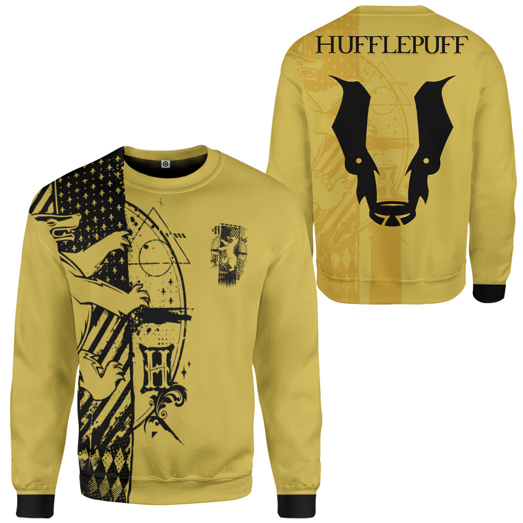 Gearhumans Harry Potter Hufflepuff Custom Tshirt Hoodie Apparel