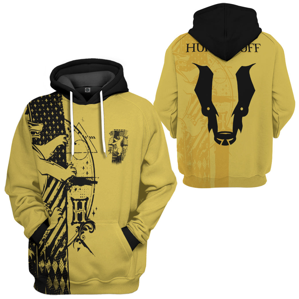 Gearhumans Harry Potter Hufflepuff Custom Tshirt Hoodie Apparel