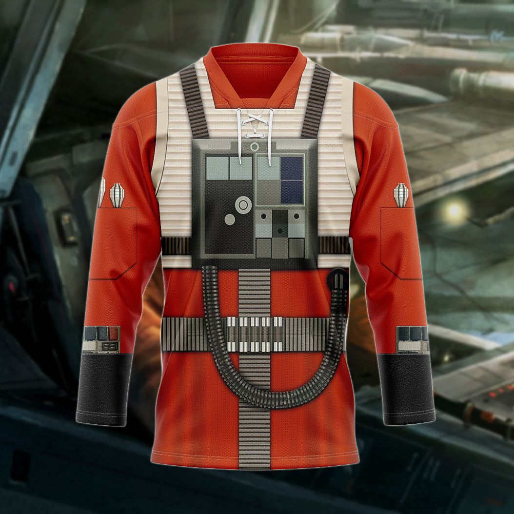 Gearhumans 3D Star Wars Rebel Pilot Tshirt Hoodie Apparel