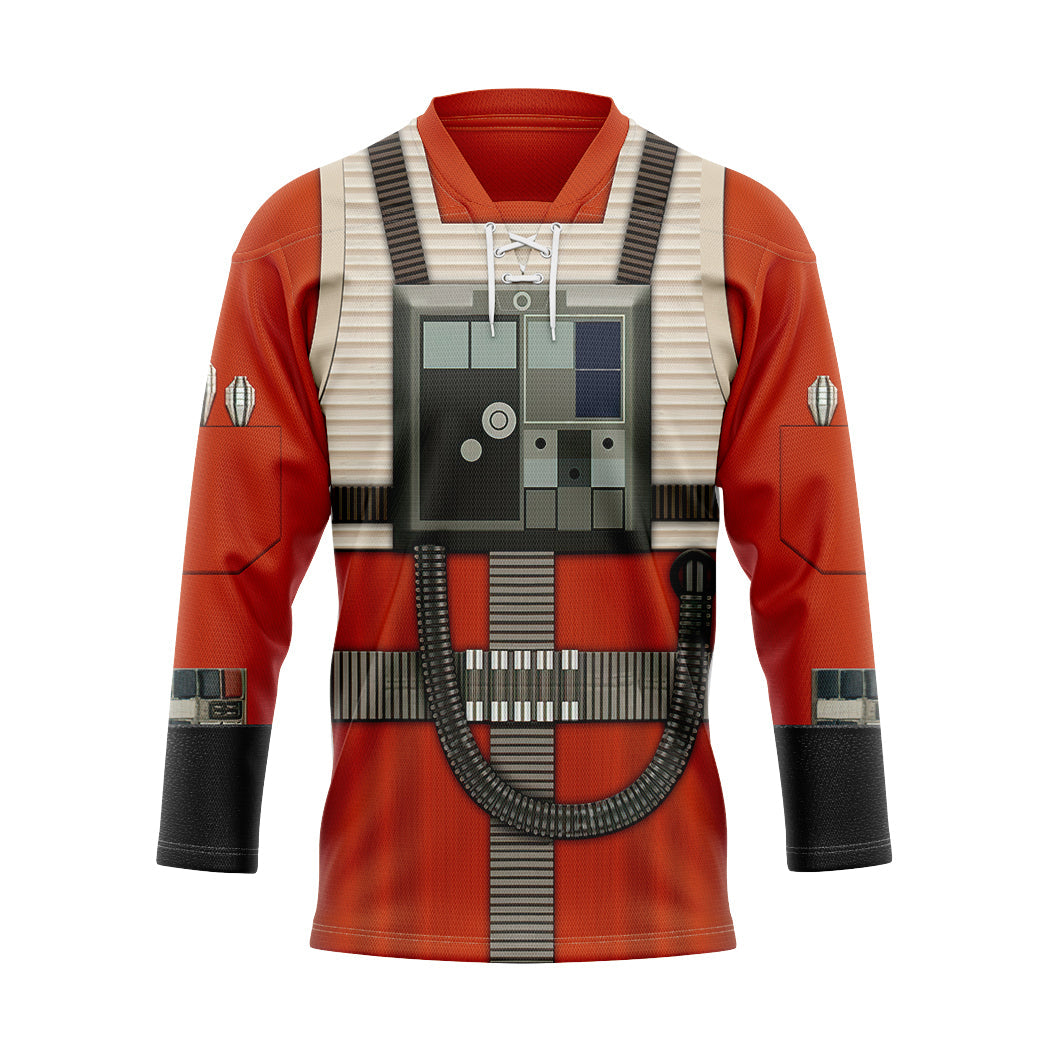 Gearhumans Star Wars Rebel Pilot Custom Hockey Jersey