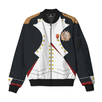 Gearhumans 3D Napoleon Bonaparte Custom Bomber Jacket