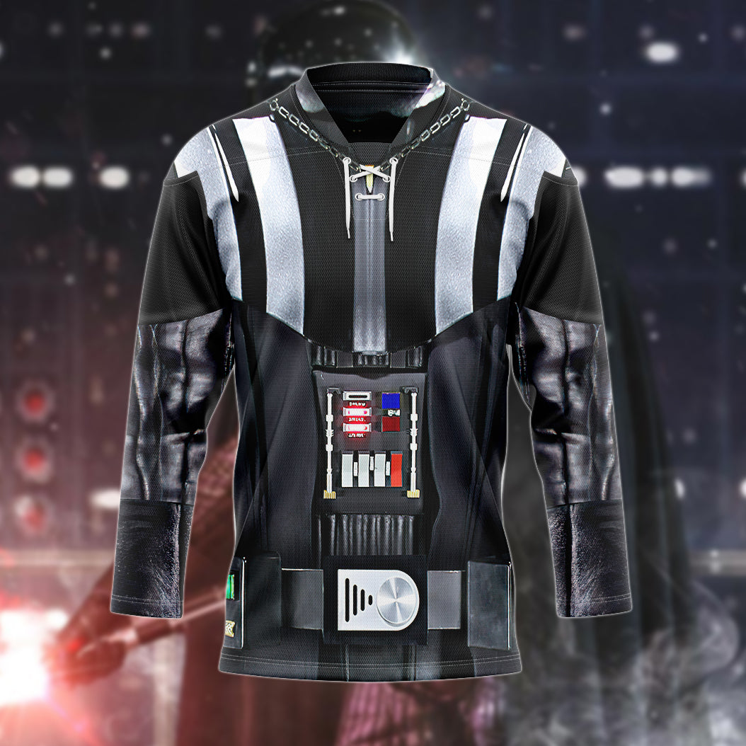 Black Squadron Darth Vader Hockey Jersey