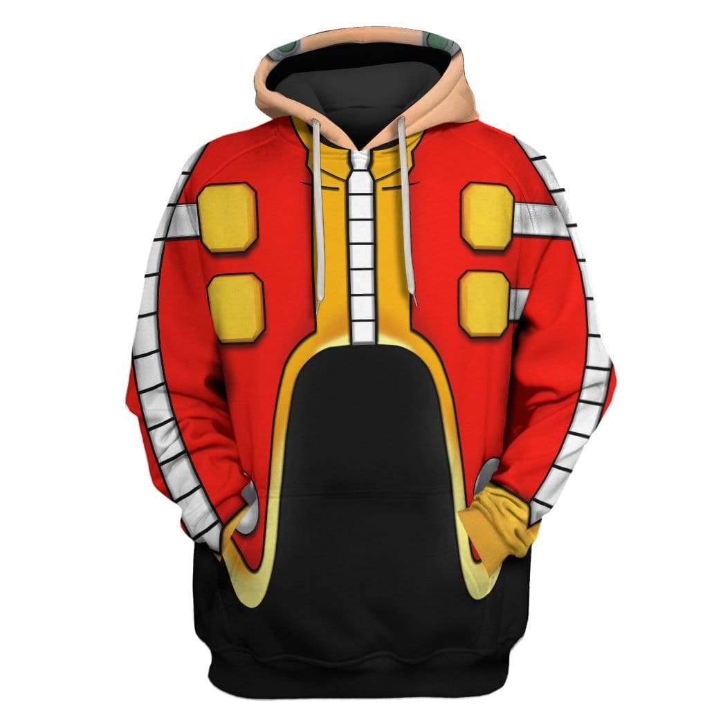 Dr. Eggman Custom T-shirt - Hoodies Apparel HD-GH20261 3D Custom Fleece Hoodies Hoodie S 