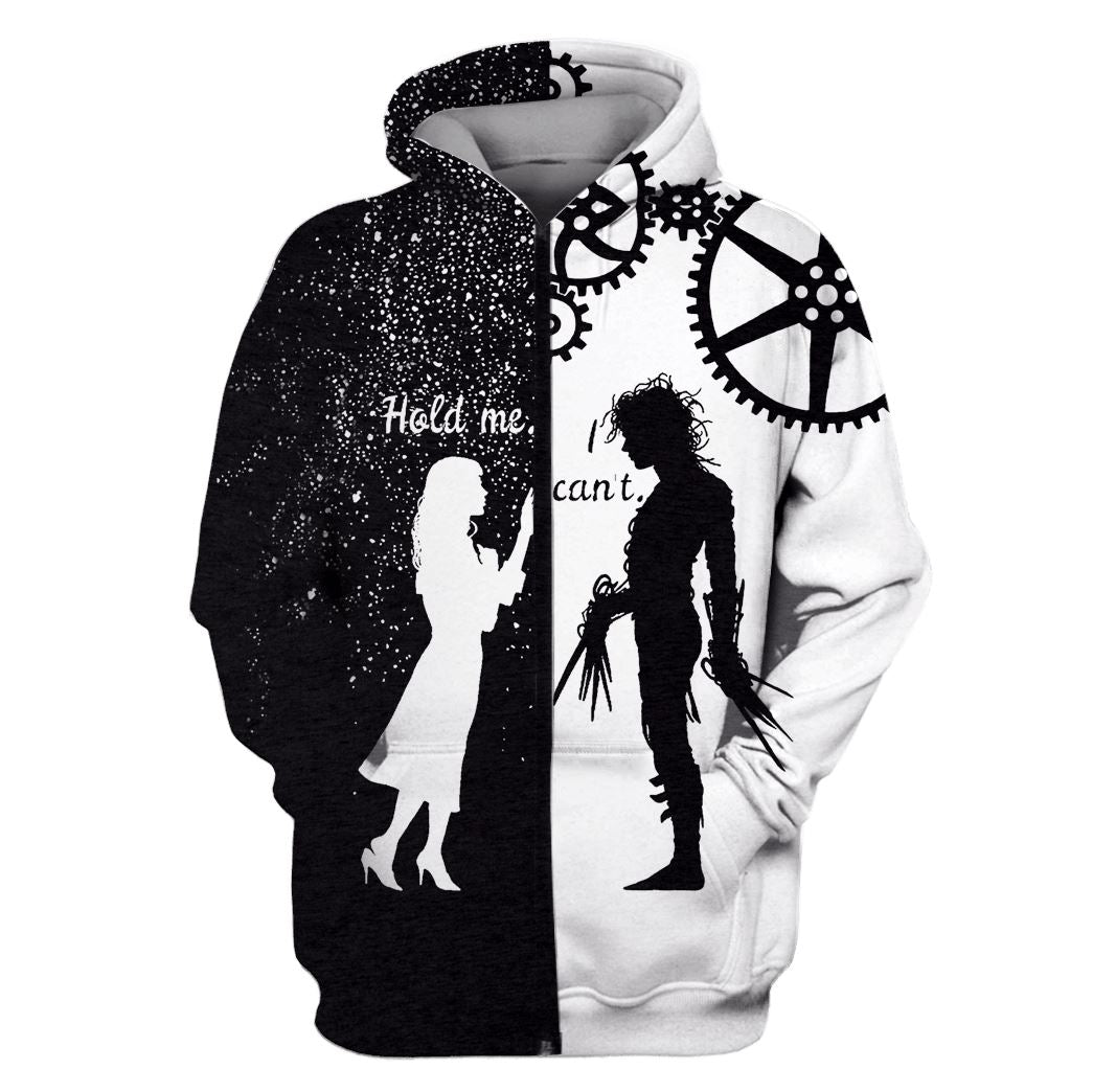 Edward Scissorhands Tim Burton Hoodies - T-Shirts Apparel MV110186 3D Custom Fleece Hoodies 