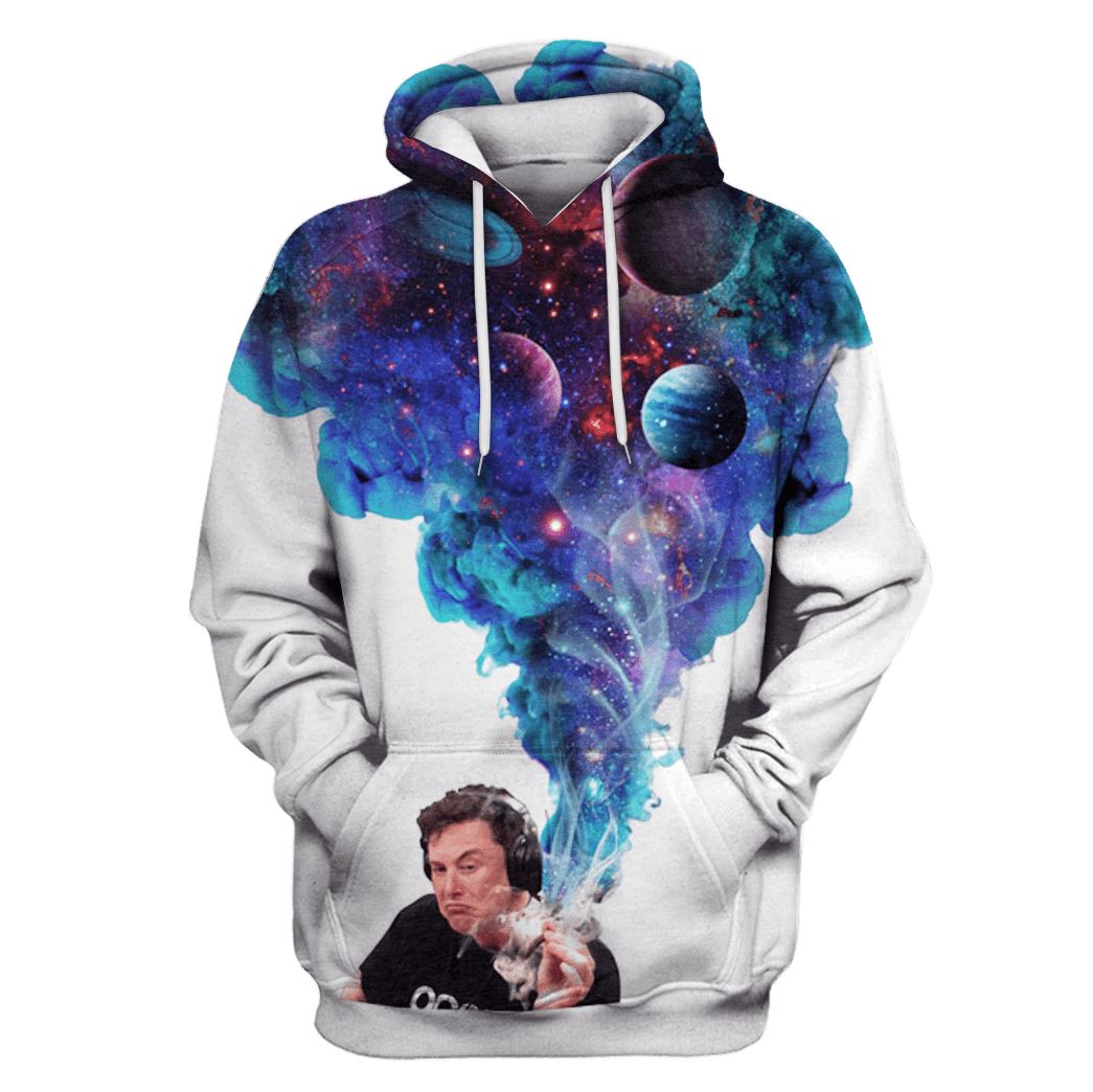 Elon Musk Custom T-shirt - Hoodies Apparel HD-GH110325 3D Custom Fleece Hoodies Hoodie S 