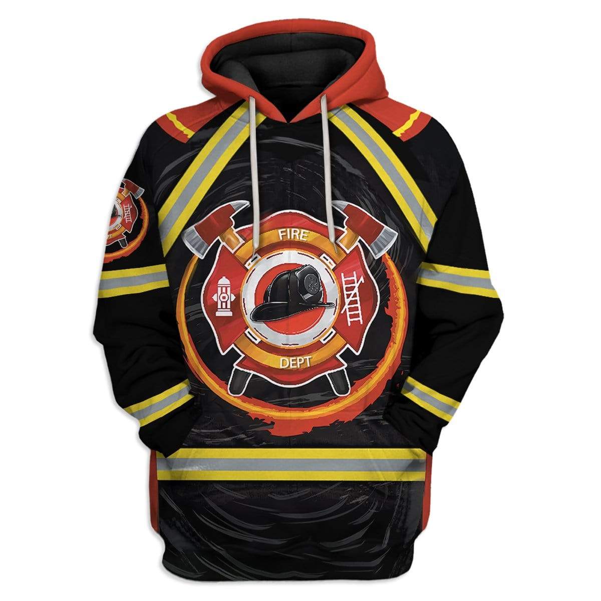 Fireman T-Shirts Hoodies Apparel HD-QM0801203 3D Custom Fleece Hoodies Hoodie S 