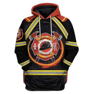 Gearhumans Fireman T-Shirts Hoodies Apparel