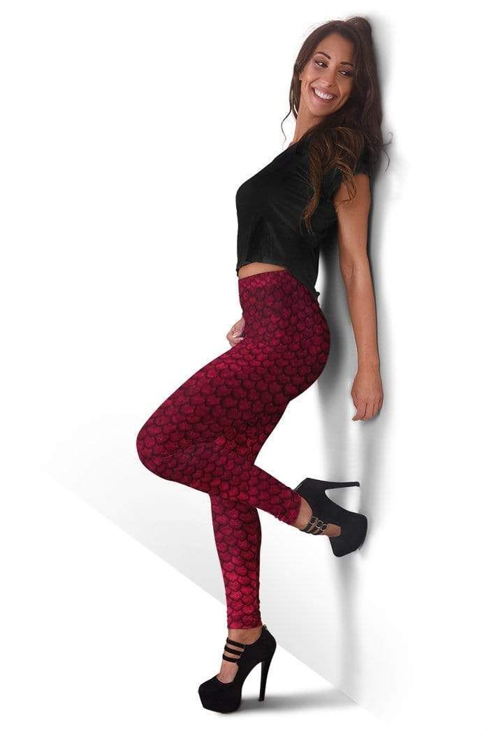 EMERY ROSE Plus Fish Scales Print Leggings | SHEIN