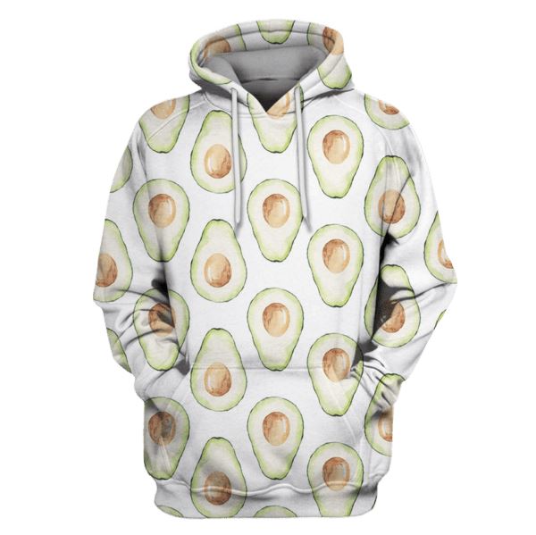 Fresh Avocados Hoodies - T-Shirts Apparel FRU110101 3D Custom Fleece Hoodies Hoodie S 