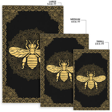 Gearhumans Mandala Bee Rug