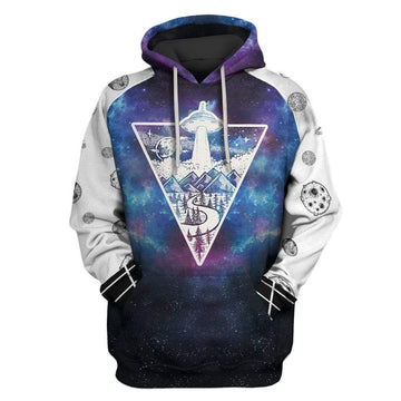 Gearhumans Galaxy UFO Custom T-shirt - Hoodies Apparel