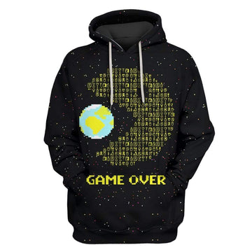 Gearhumans Game over Custom Hoodies Apparel