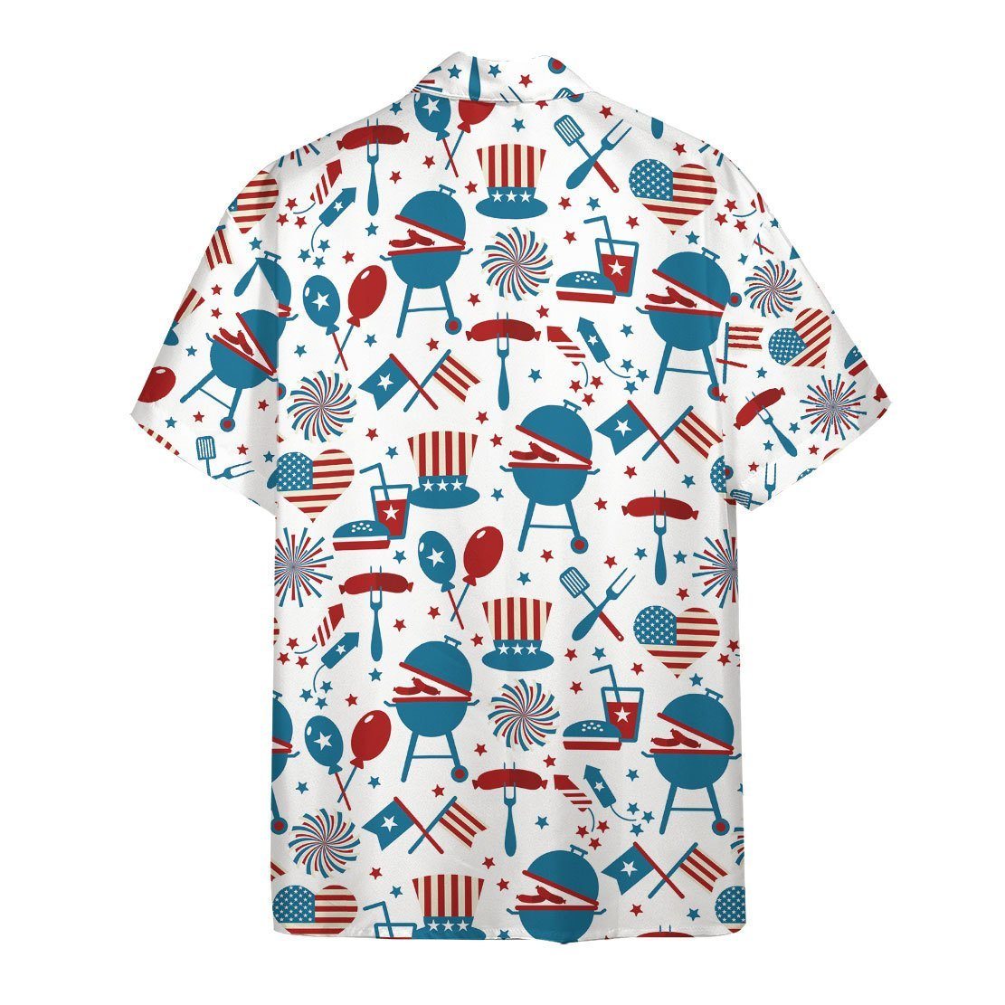 Gearhuman 3D 4th Of July Hawaii Shirt ZK1106218 Hawai Shirt 