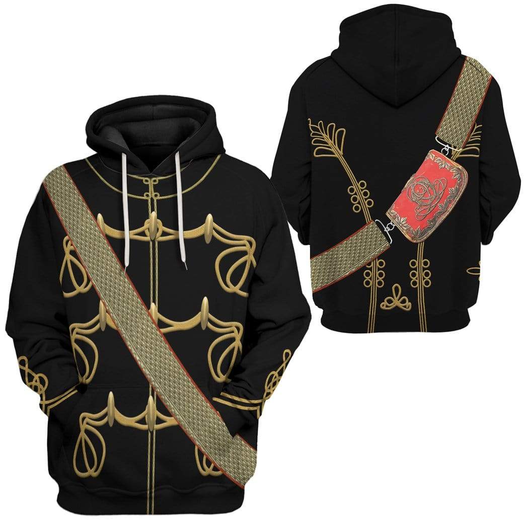 Gearhuman 3D 7th Hussars Custom Hoodie Apparel GW07054 3D Custom Fleece Hoodies 